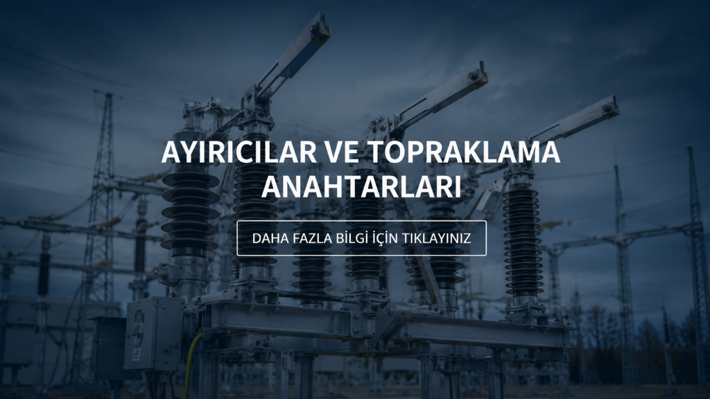 Yüksek Gerilim Ayırıcıları ve Topraklama Anahtarları